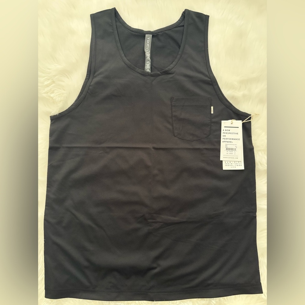 Vuori Tradewind Performance Men’s Tank Top - Black